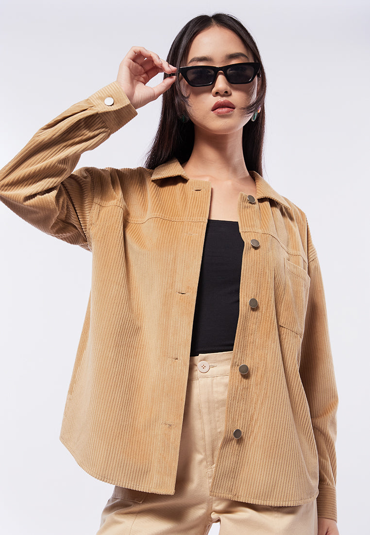 Long Sleeve Corduray Overshirt