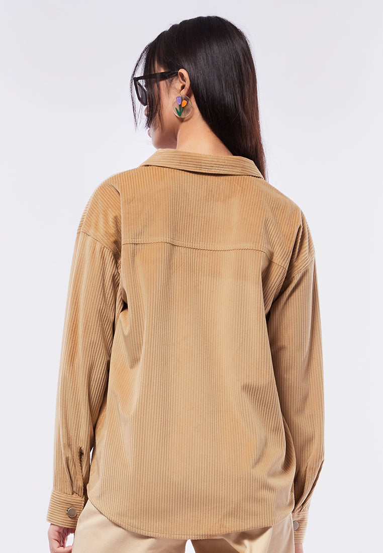 Long Sleeve Corduray Overshirt