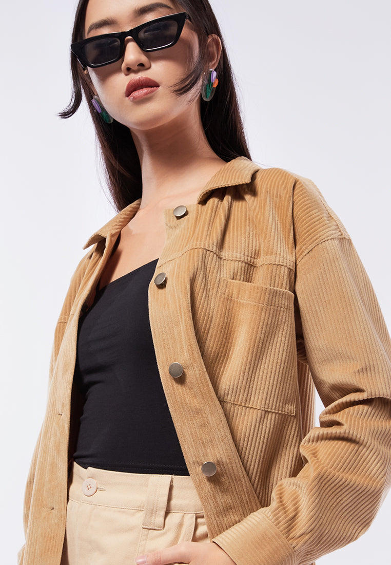 Long Sleeve Corduray Overshirt