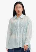 Oversized Drawstring Shirt