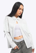 Double Long Sleeve Stripes Shirt
