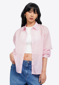See Through Balloon Sleeve Shirt