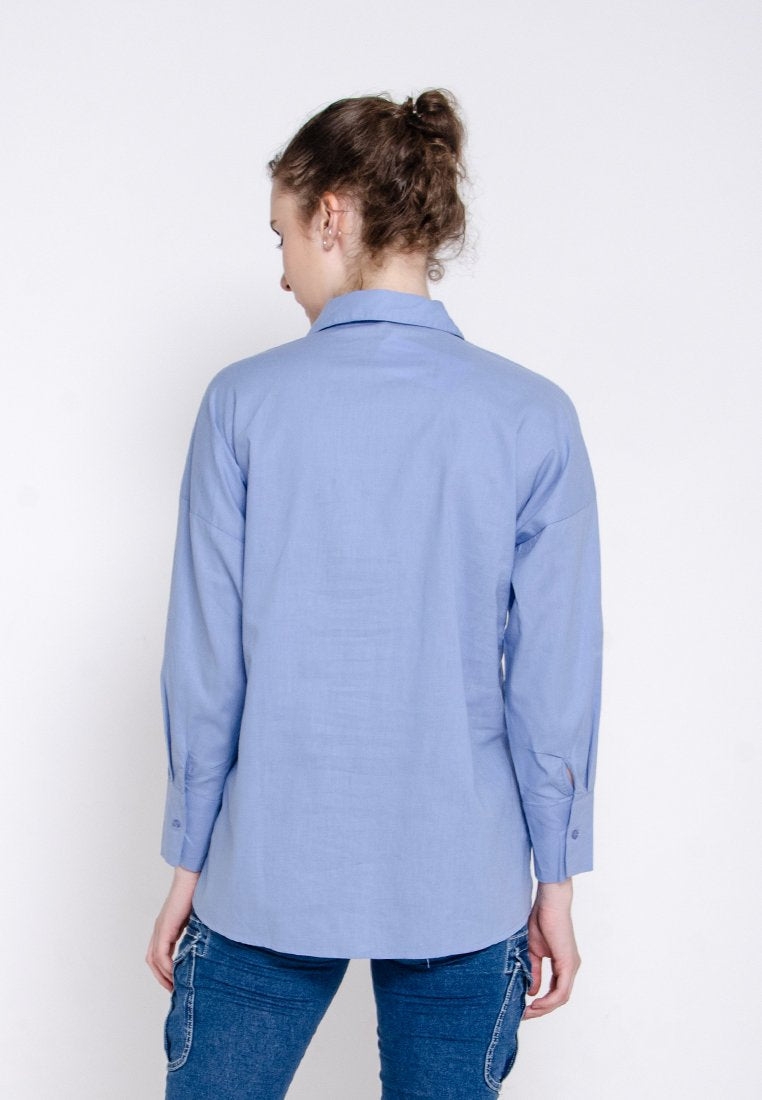 Utility Pocket Baggy Shirt