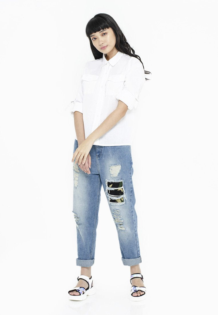 Crop D-Ring Shirt