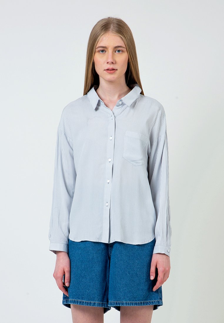Grey Back Detail Shirt