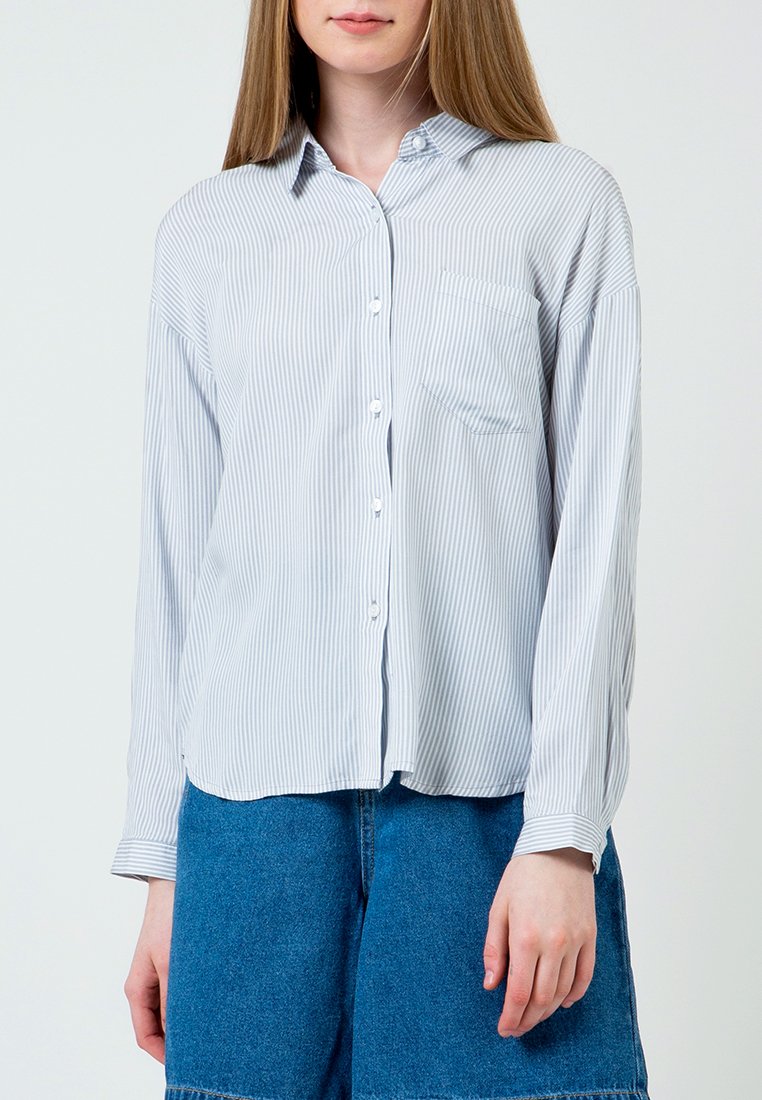 Grey Back Detail Shirt