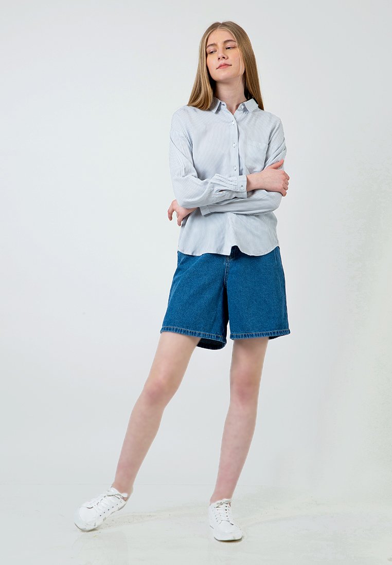 Grey Back Detail Shirt