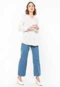 Blouse Long Sleeve V-Neck