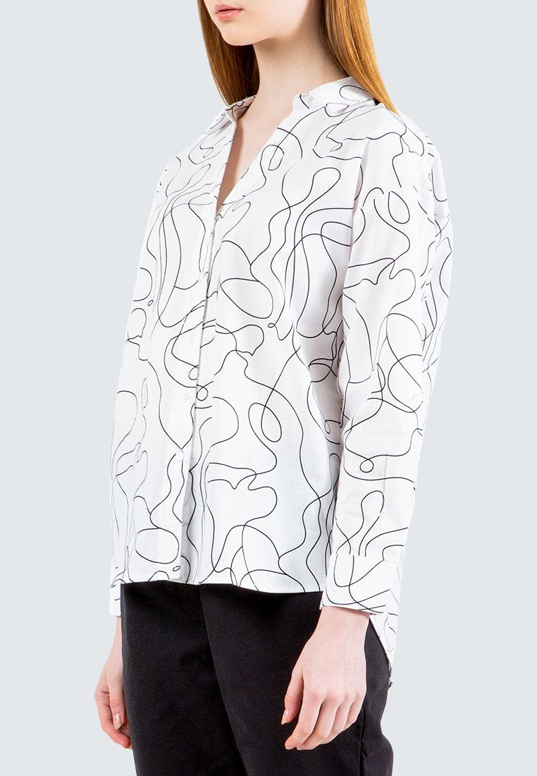 Printed Oversized Shirt