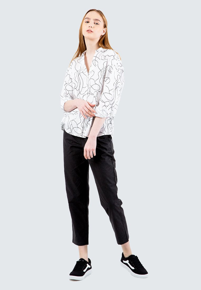 Printed Oversized Shirt