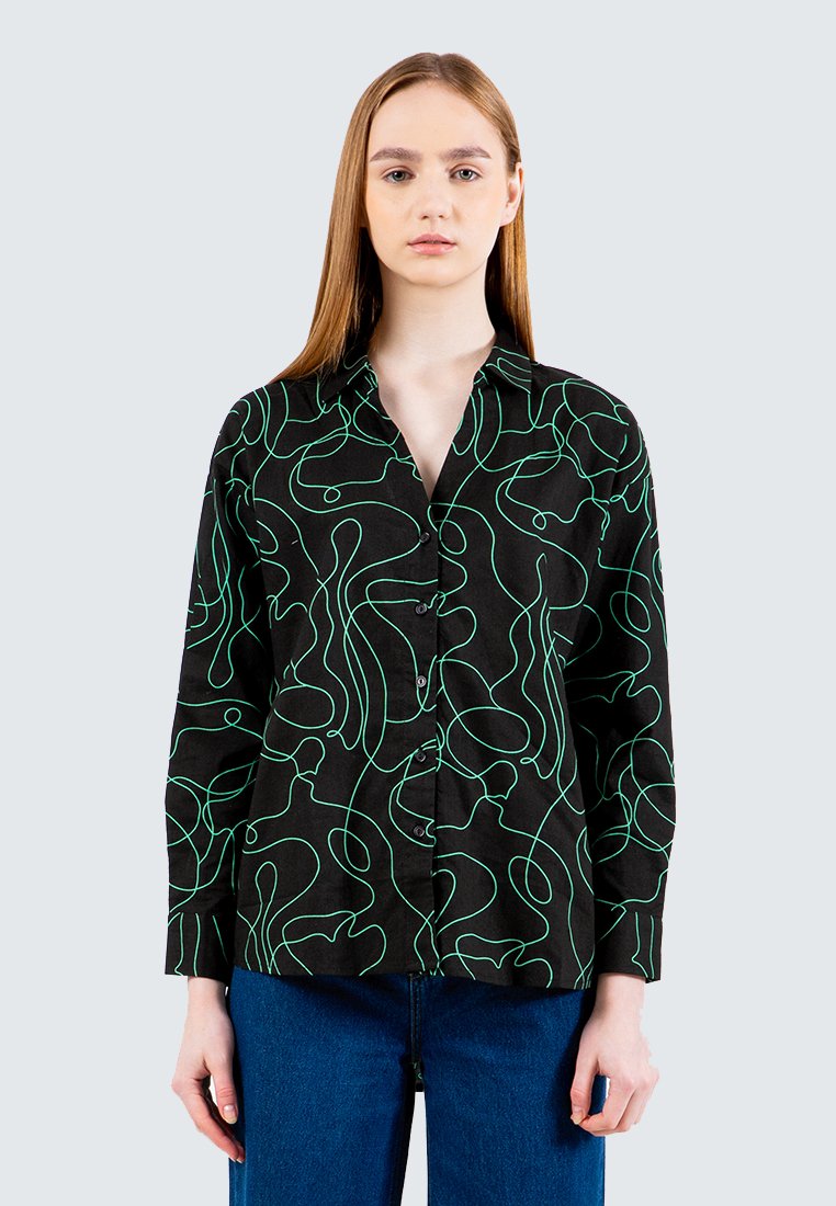 Printed Oversized Shirt