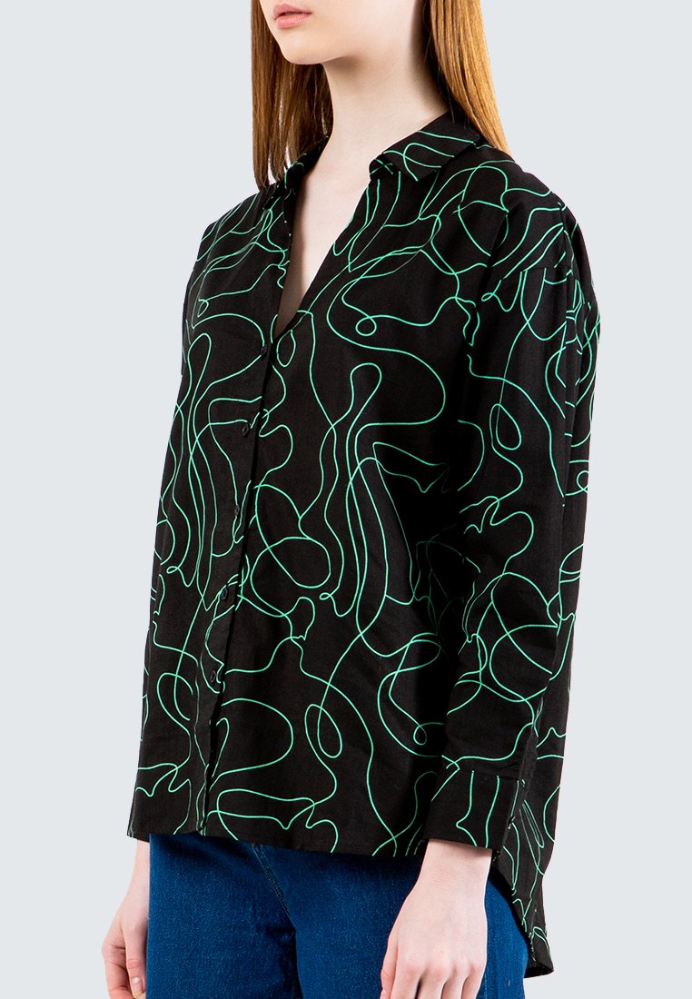 Printed Oversized Shirt