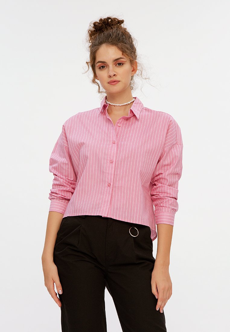 Crop Stripe Shirt