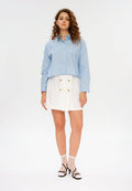 Crop Stripe Shirt