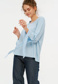 Blouse with Ribbon Details