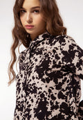 Printed Crop Shirt