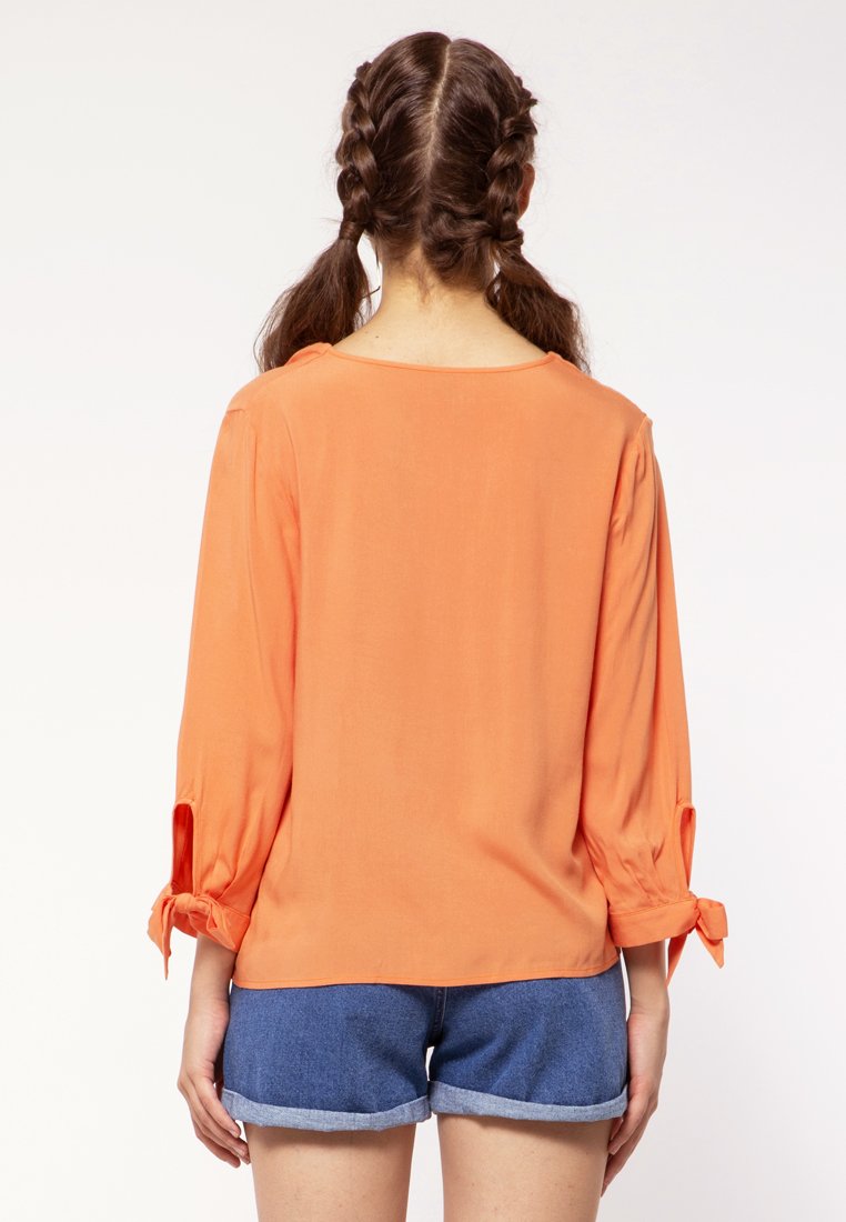 Blouse with Ribbon Details