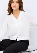 Long Sleeve Crop Blouse