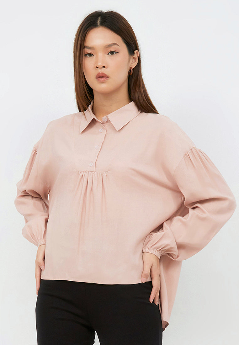Balloon Sleeve Blouse