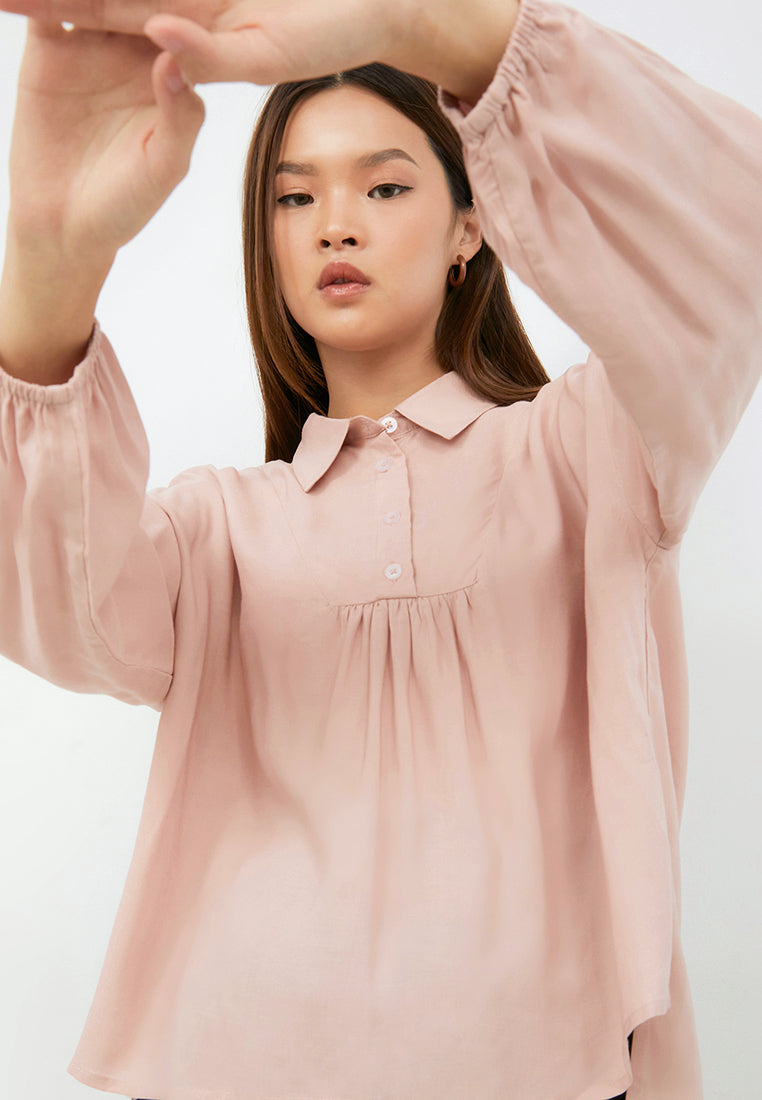 Balloon Sleeve Blouse
