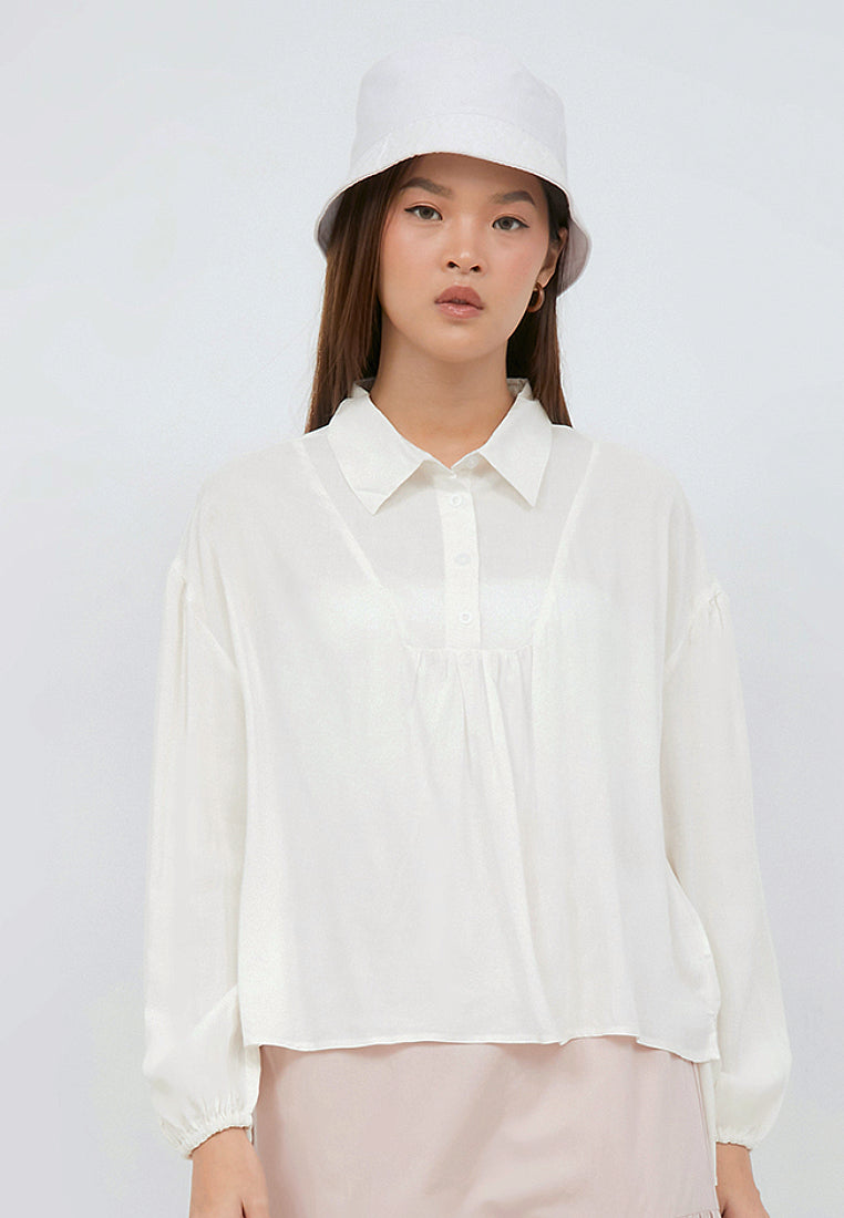 Balloon Sleeve Blouse