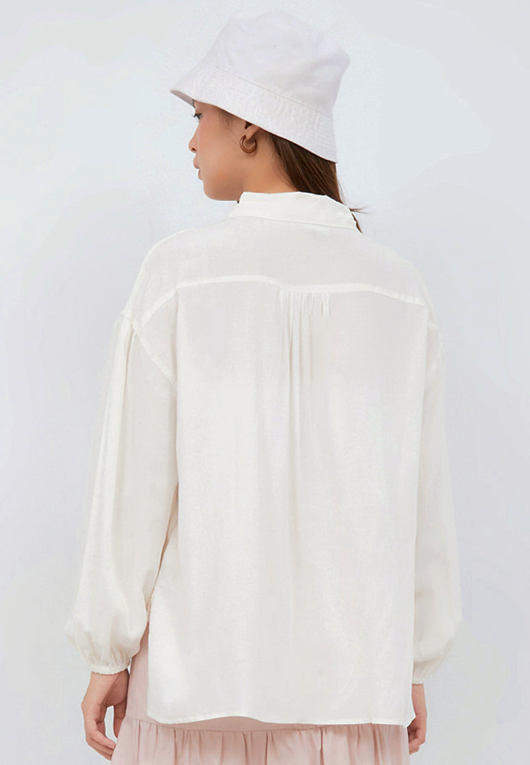 Balloon Sleeve Blouse