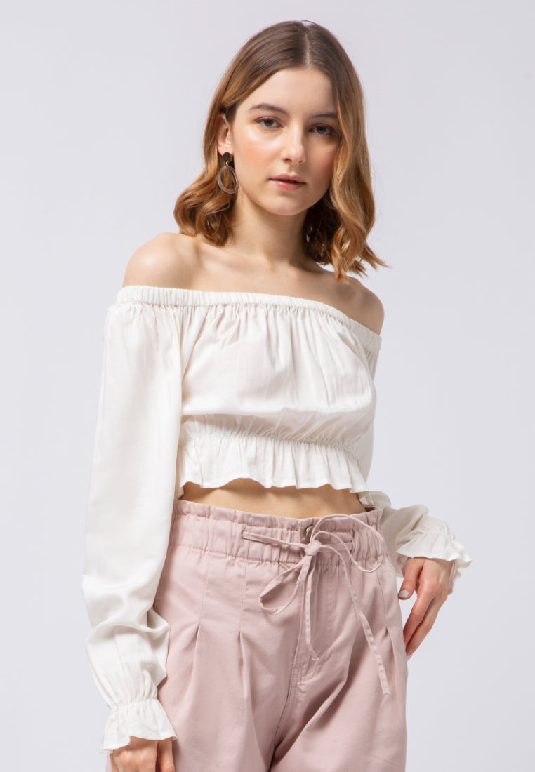 Long Sleeve Peasant Blouse