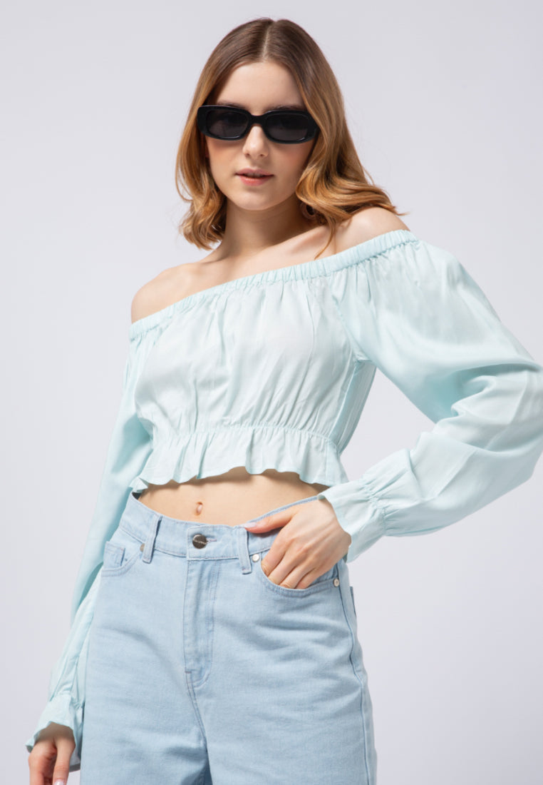 Long Sleeve Peasant Blouse