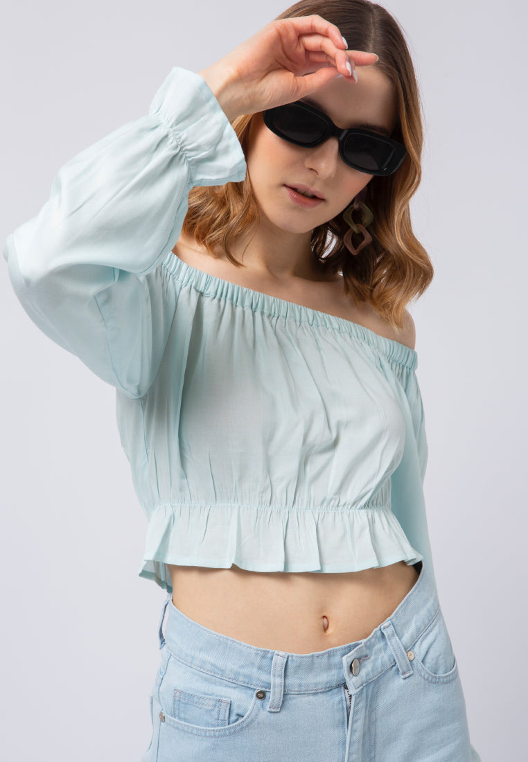 Long Sleeve Peasant Blouse