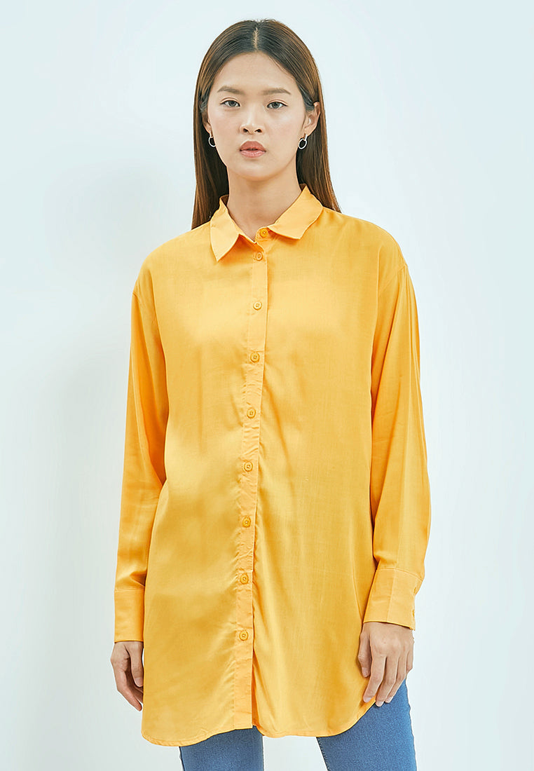 Oversized Long Sleeve Blouse