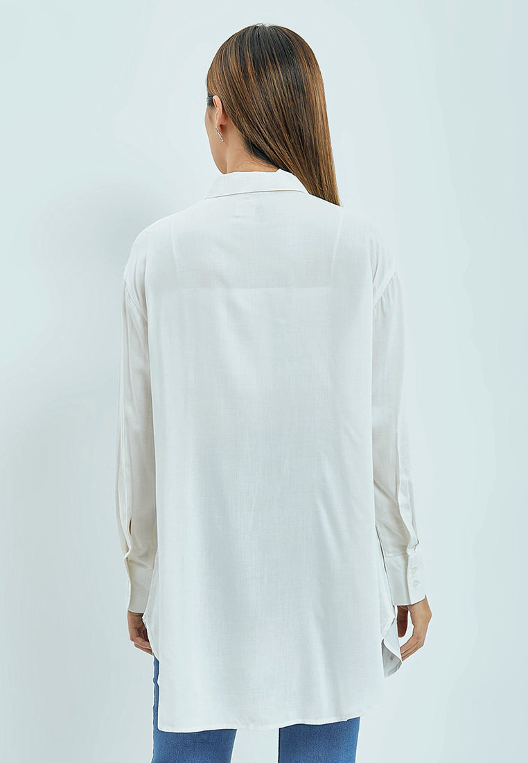 Oversized Long Sleeve Blouse