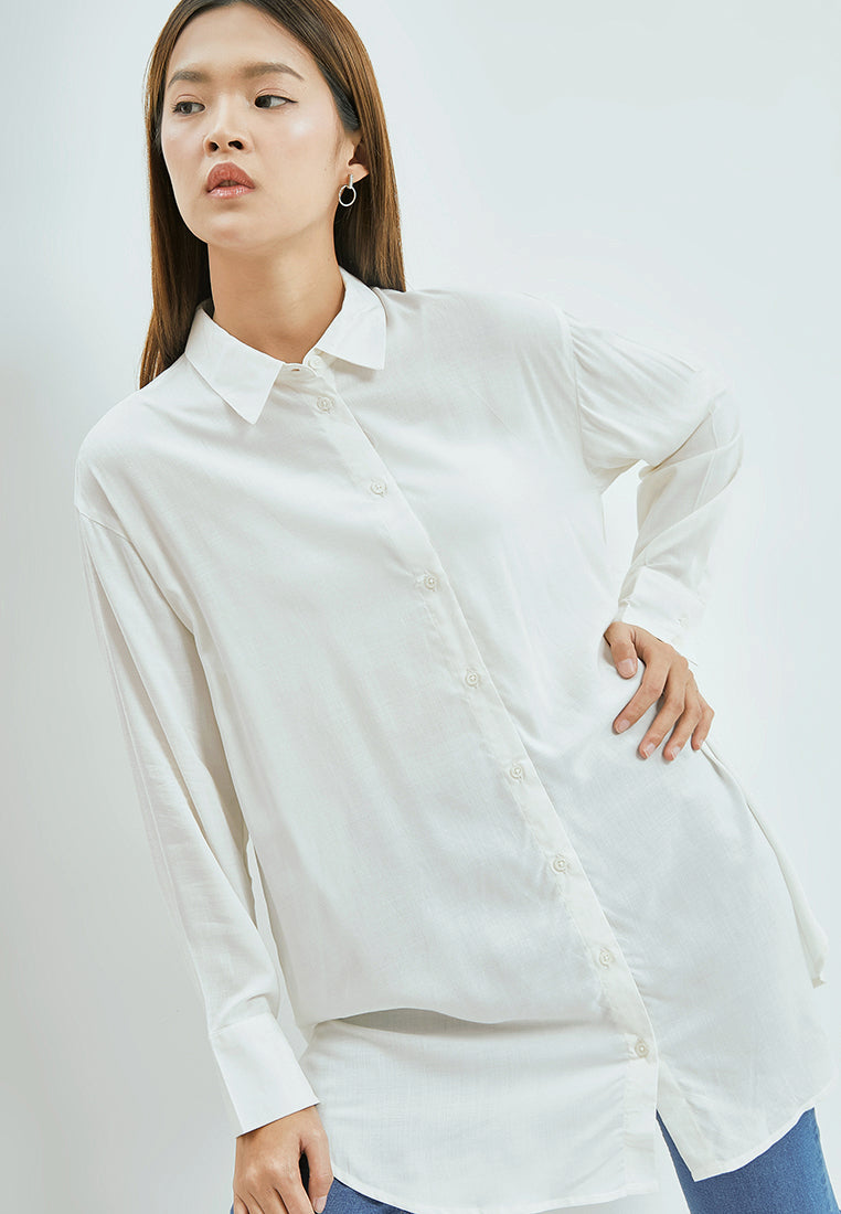 Oversized Long Sleeve Blouse