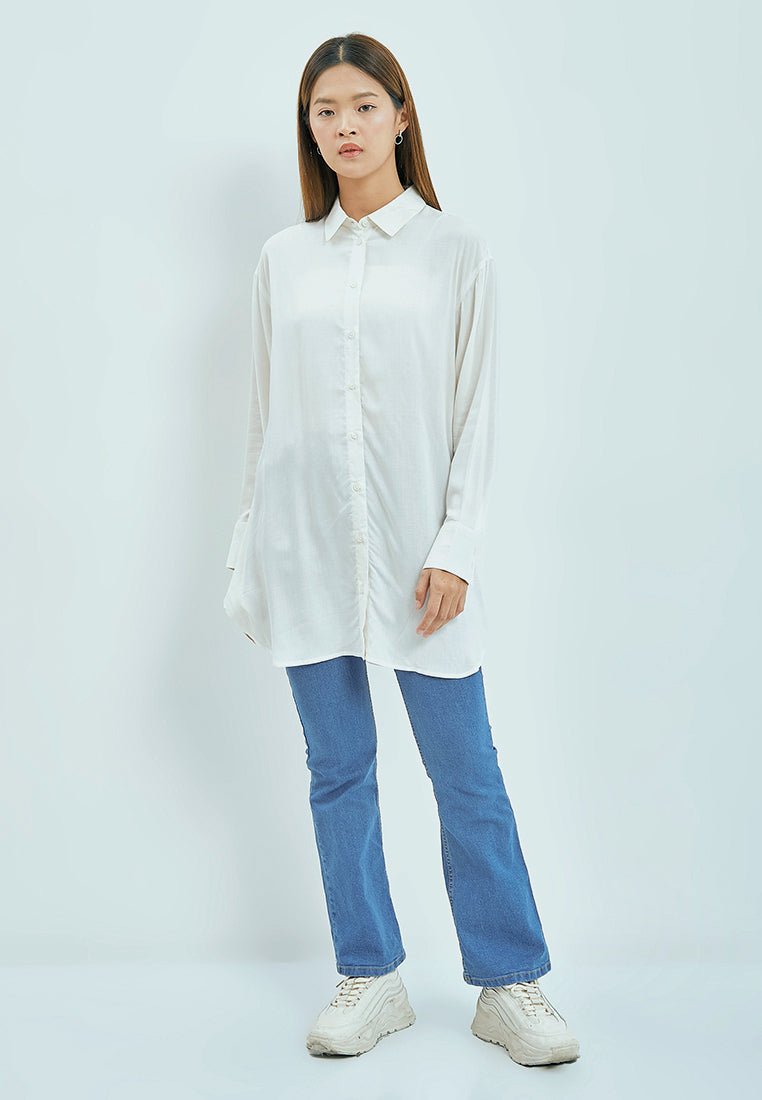 Oversized Long Sleeve Blouse