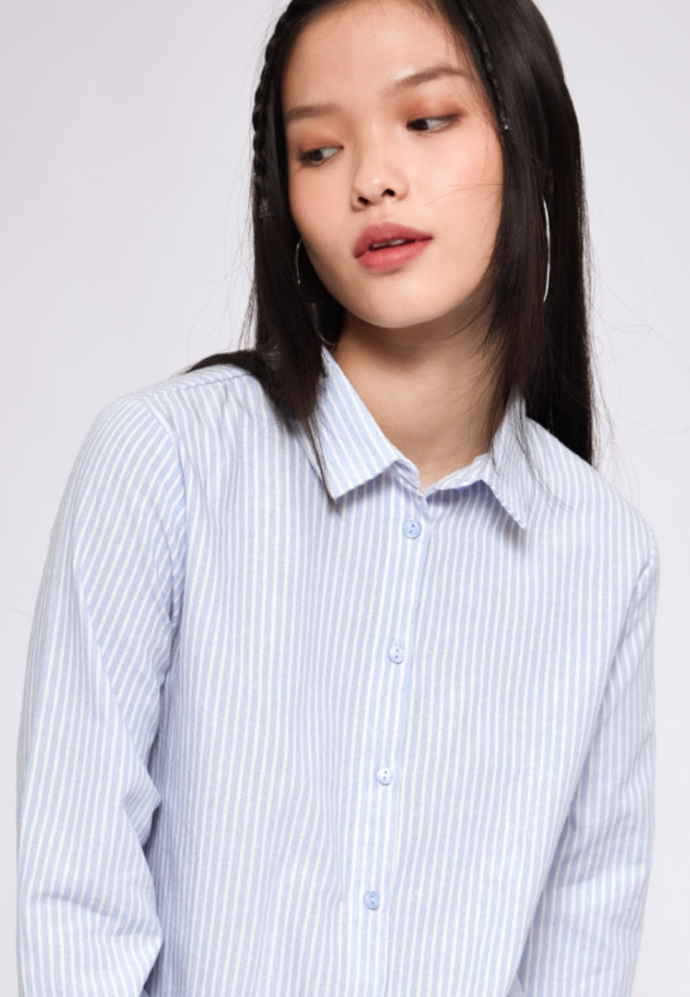 Basic Long Sleeve Loose Shirt