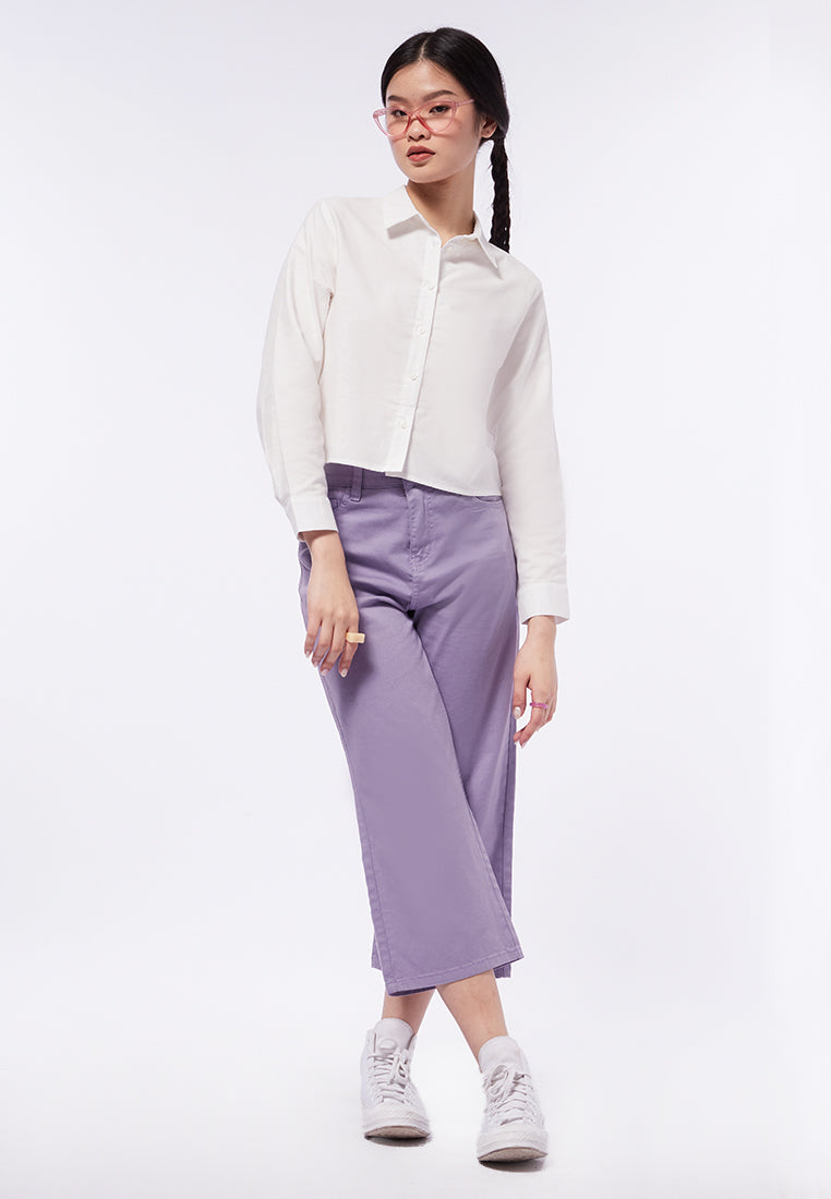 Long Sleeve Crop Shirt