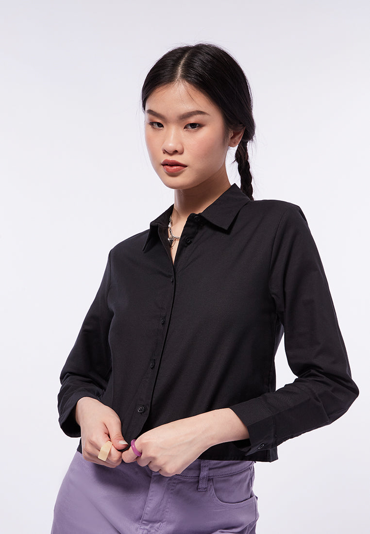 Long Sleeve Crop Shirt