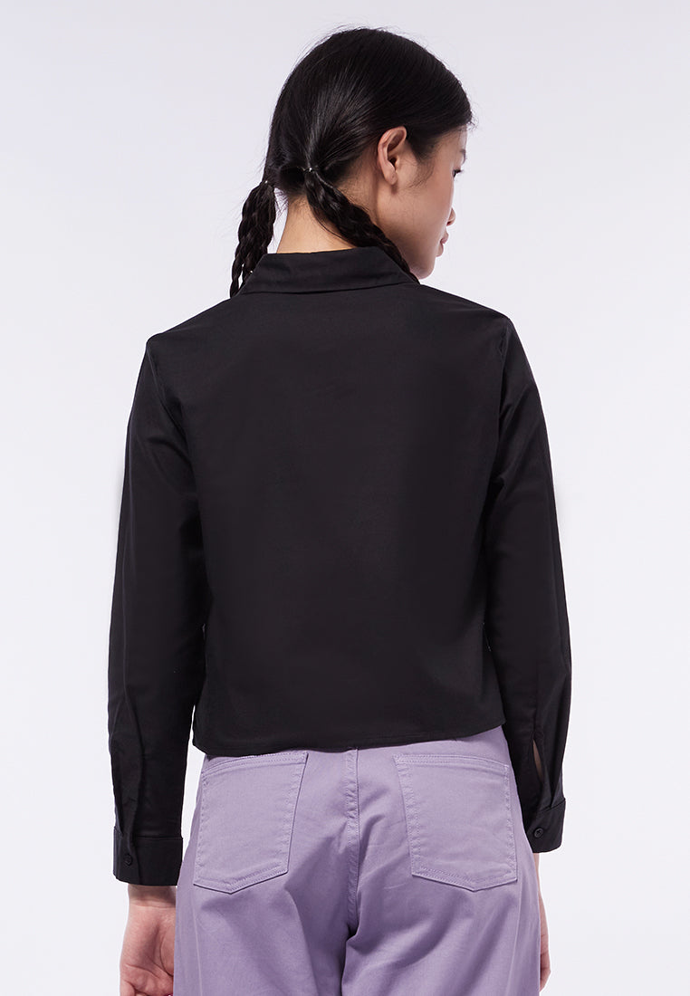 Long Sleeve Crop Shirt