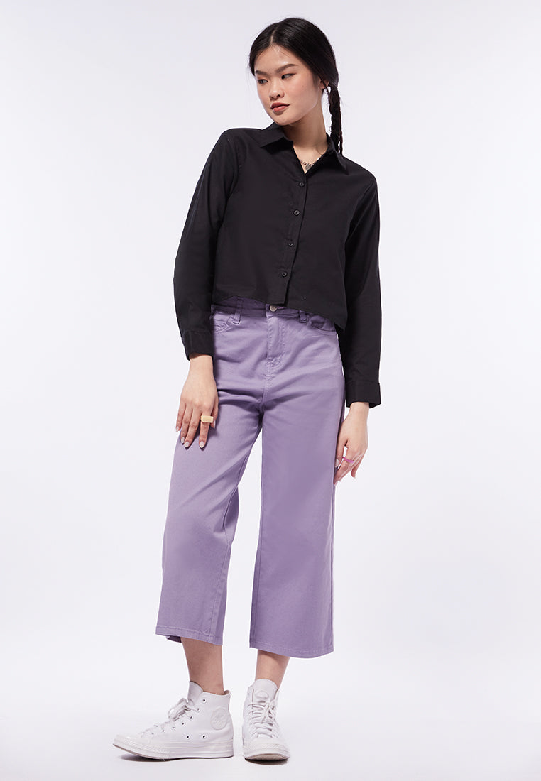 Long Sleeve Crop Shirt