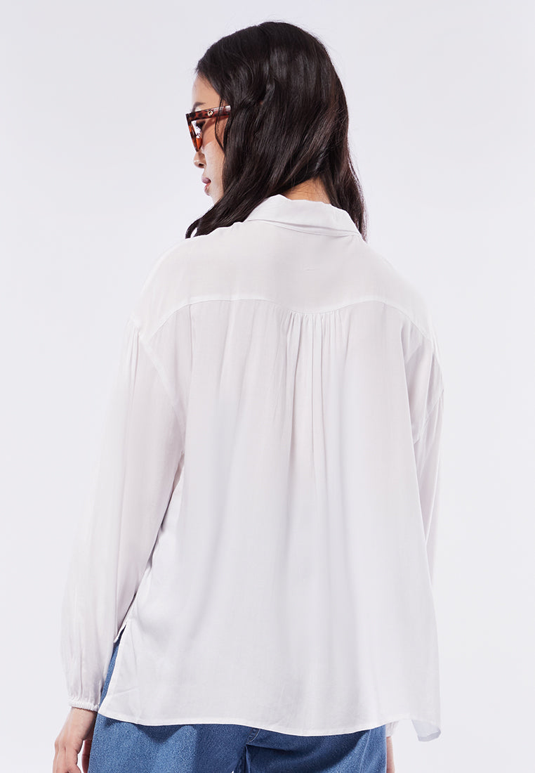 Balloon Long Sleeve Blouse