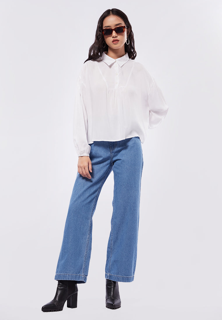 Balloon Long Sleeve Blouse