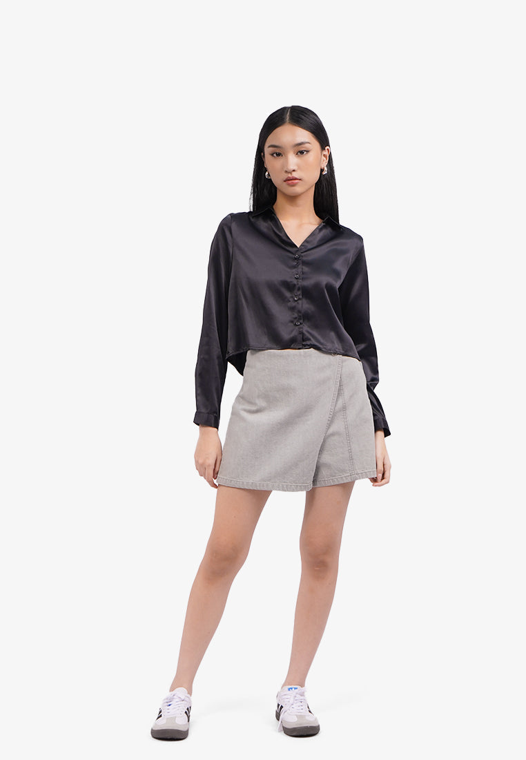 V-Neck Long Sleeve Shirt