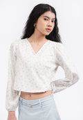 V-Neck Wrap Blouse