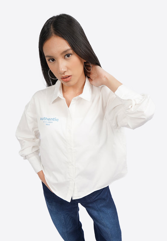 Oversized Long Sleeve Blouse