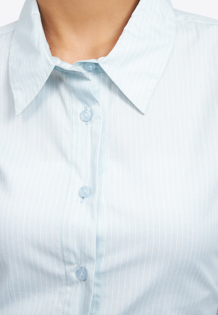 Back Tied Long Sleeve Shirt