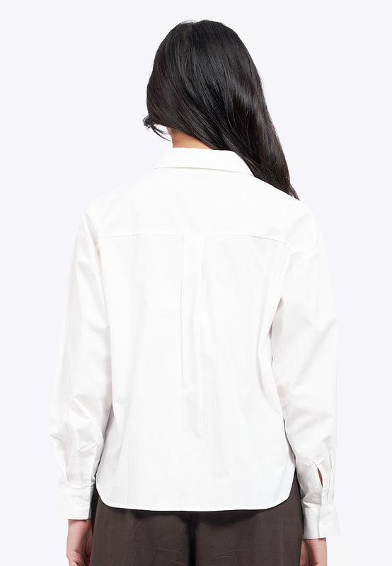 Long Sleeve Shirt with Tied Details