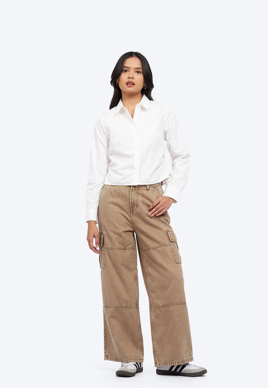 Long Sleeve Ruched Shirt