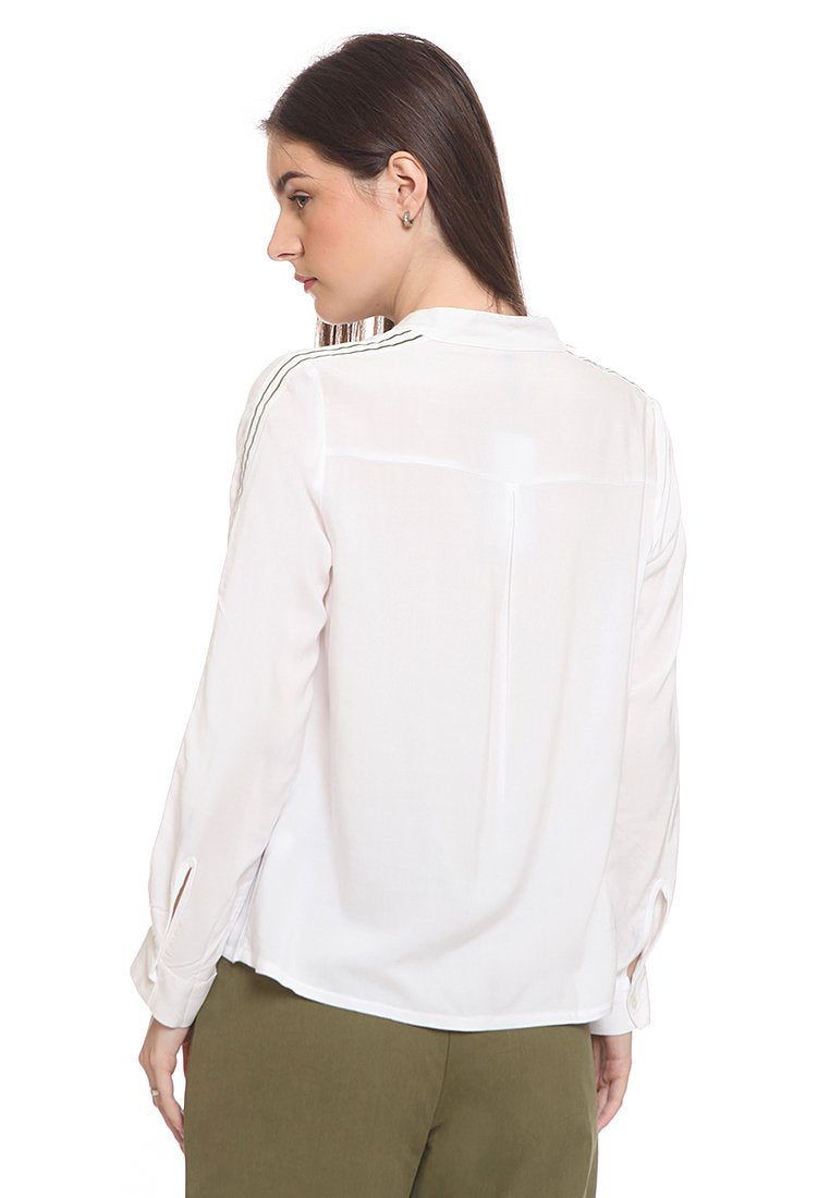Utility Shirt With Stripe Tape