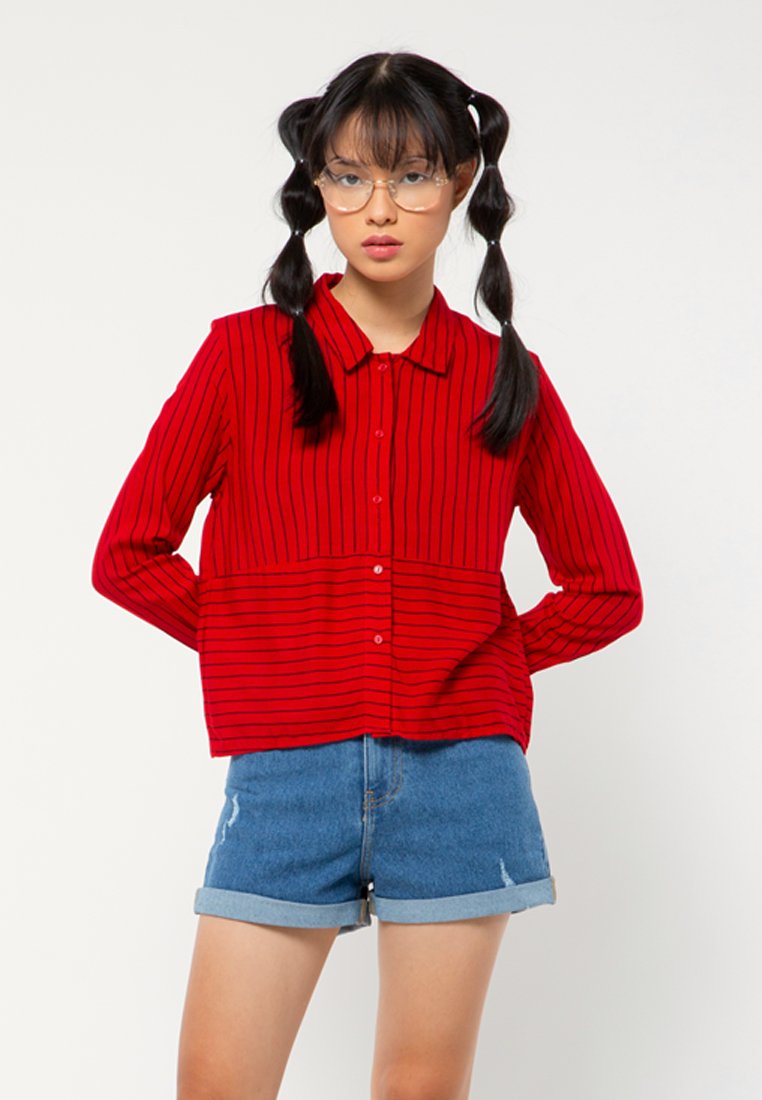 Crop Long Sleeves Shirt