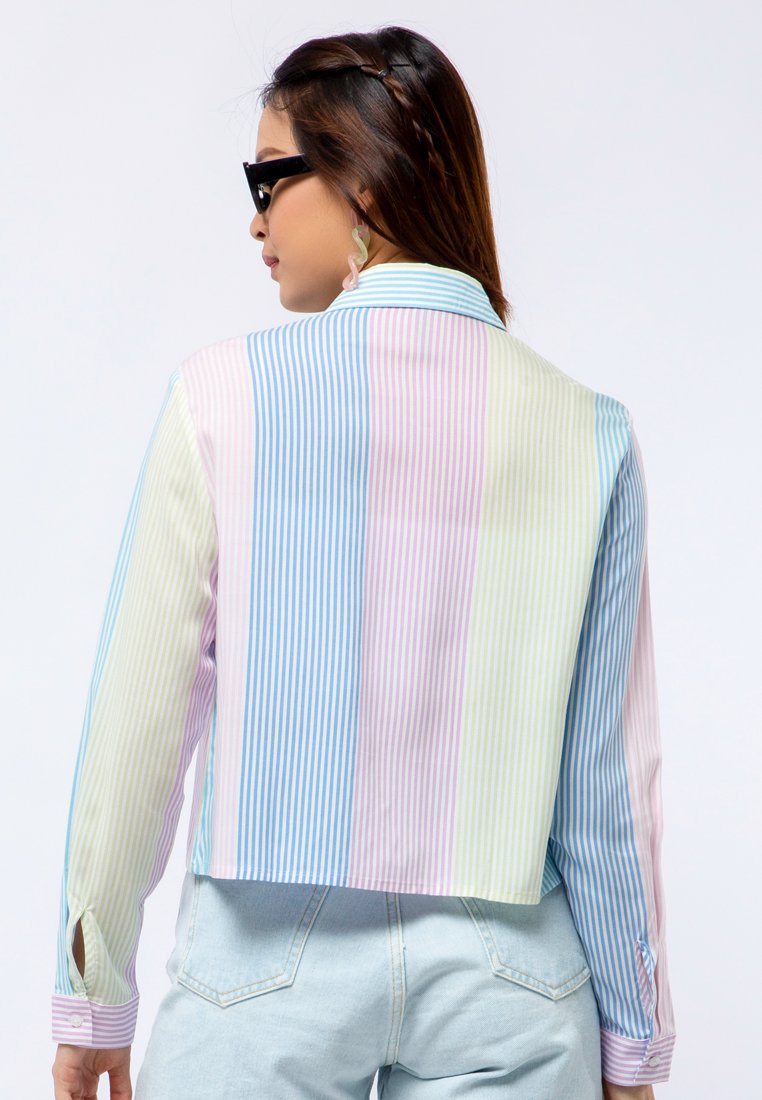 Printed Crop Shirt