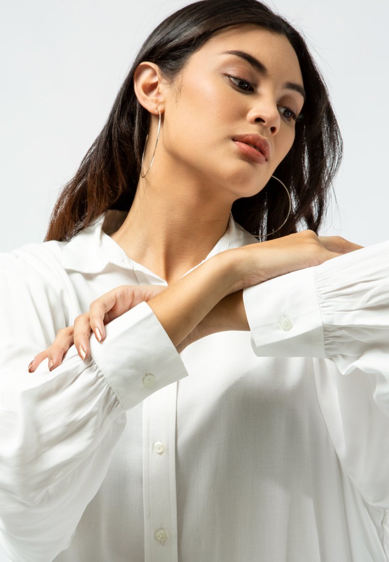 Long Sleeve Oversized Blouse